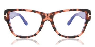 Tom Ford Ft5878-b Women's Glasses, Tortoiseshell, Size 55 In Brown