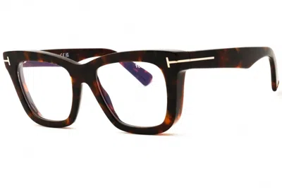 Tom Ford Ft5881-b 052 Dark Havana 52mm In Black