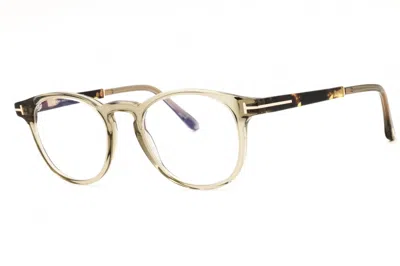 Tom Ford Ft5891-b 095 Light Green 49mm In Brown