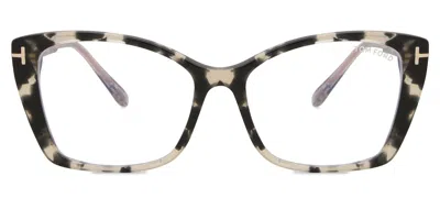 Tom Ford Ft5893-b Women's Glasses, Tortoiseshell, Size 55 In Pattern