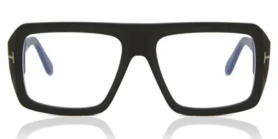 TOM FORD FT5903-B 002 BLU-LIGHT BLOCK OCCHIALI DA VISTA NERI PER UOMO (SOLO MONTATURA)