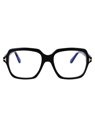 Tom Ford Ft5908-b Black Acetate Eyeglasses