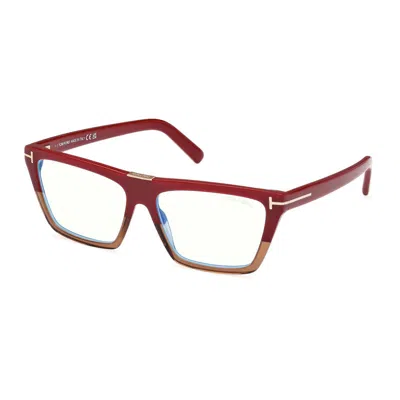 Tom Ford Ft5912-b 083 Violet 57mm In Red