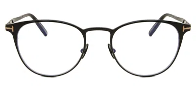 Tom Ford Ft5936-b 001 Blue-light Block Men's Glasses Black Size 51 - Free Lenses - Blue Light Block Available In Metallic