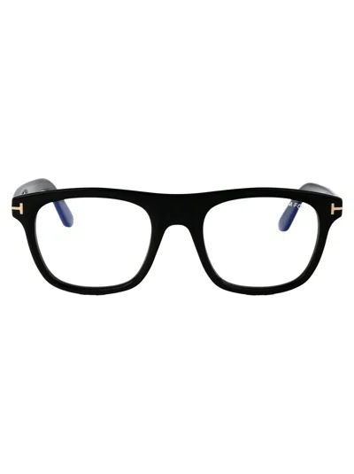 Tom Ford Ft5939-b Glasses In 001 Nero Lucido
