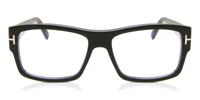 Tom Ford Ft5941-b 001 Blue-light Block Men's Glasses Black Size 55 - Free Lenses - Blue Light Block Available