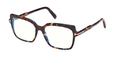 Tom Ford Ft5947-b Women's Glasses, Tortoiseshell, Size 54 In Brown