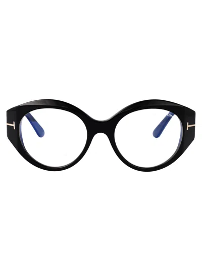 Tom Ford Ft5950-b Black Acetate Eyeglasses