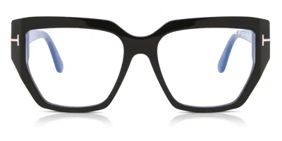 Tom Ford Ft5951-b 001 Blue-light Block Women's Glasses Black Size 54 - Free Lenses - Blue Light Block Availab