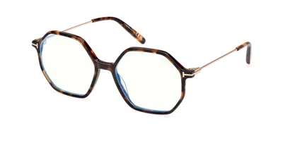 Tom Ford Ft5952-b Women's Glasses, Tortoiseshell, Size 54 In Multi