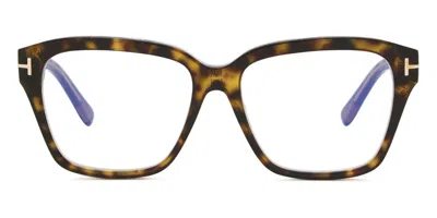 Tom Ford Ft5955-b Women's Glasses, Tortoiseshell, Size 54 In Brown