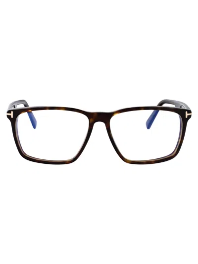 Tom Ford Ft5959-b Eyeglasses In Havana