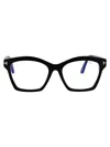 Tom Ford Nero Lucido Acetate Glasses In Black
