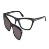 Tom Ford Ft5971-b 54001001 In 54001 - Nero Lucido