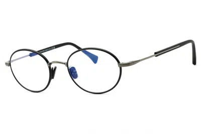 Tom Ford Ft5973b Metal Oval Frame Eyeglasses In Black