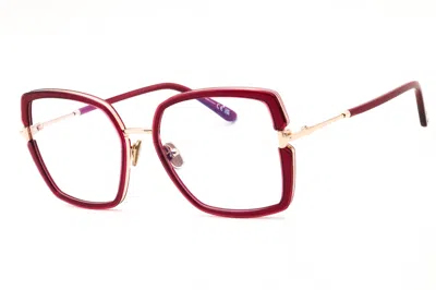 Tom Ford Ft5985b Eyeglasses In Burgundy