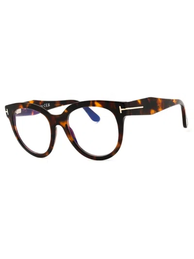 Tom Ford Avana Scura Acetate Optical Glasses In Purple