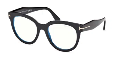 Tom Ford Ft5987-b Women's Glasses, , Size 52 In Black
