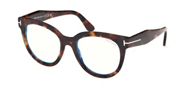 Tom Ford Ft5987-b Women's Glasses, , Size 52 In Brown