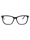 Tom Ford Ft5812 Soft Cat-eye Glasses In Black