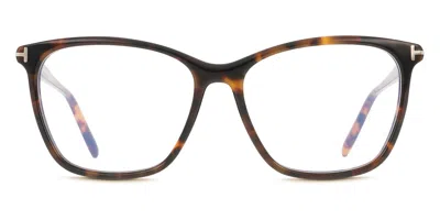 Tom Ford Ft5989-b Women's Glasses, Tortoiseshell, Size 55 In Brown