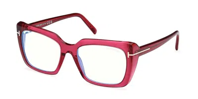 Tom Ford Ft5992-b Women's Glasses, , Size 54 In Red
