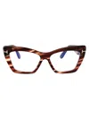 Tom Ford Ft6026-b Glasses In Stripe Havana
