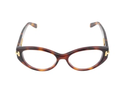 Tom Ford Ft6031-b Eyeglasses In Brown