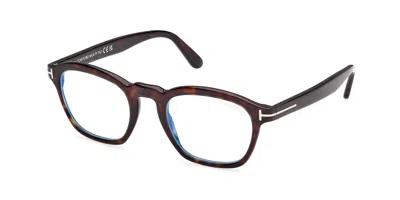 Tom Ford Ft6033-b Men's Glasses, Tortoiseshell, Size 51 In Brown