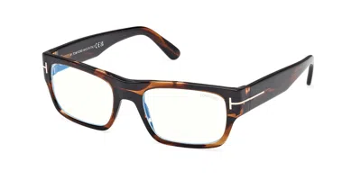 Tom Ford Ft6034-b Men's Glasses, Tortoiseshell, Size 54 In Brown