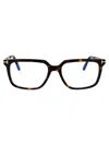 Tom Ford Womens Black Tr001853 Round-frame Acetate Optical Glasses In Avana Scura