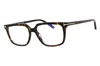 Tom Ford Ft6039-b052 Rectangle Full Rim Eyeglasses In Brown