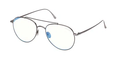 Tom Ford Ft6040-b Men's Glasses, Gunmetal, Size 53 In Gray