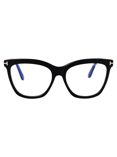 Tom Ford Ft6042-b Black Acetate Eyeglasses
