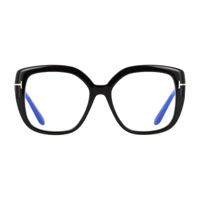 Tom Ford Ft6043-b001 Eyeglasses In Black