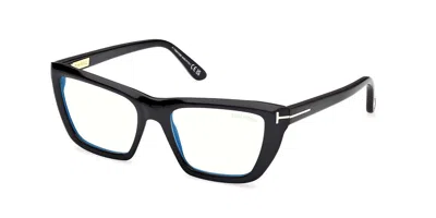 TOM FORD FT6047-B 001 BLU-LIGHT BLOCK OCCHIALI DA VISTA NERI PER DONNA (SOLO MONTATURA)