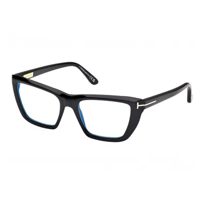 Tom Ford Ft6047-b052 Eyeglasses In Black