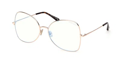 Tom Ford Ft6049-b Women's Glasses, Gold, Size 60