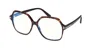 Tom Ford Mens Brown Ft5908-b Irregular-frame Acetate Glasses In Black