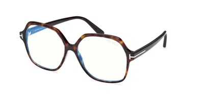 TOM FORD FT6062-B 052 BLUE-LIGHT BLOCK WOMEN’S GLASSES TORTOISESHELL SIZE 57 - FREE LENSES - BLUE LIGHT BLOCK