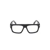 Tom Ford Ft6084-b Bold Rectangular Acetate Sunglasses In Black