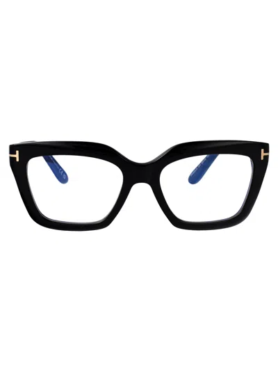 Tom Ford Ft6093-b Eyeglasses In Black