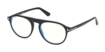 Tom Ford Ft6118-b 001 Blue-light Block Men's Glasses Black Size 52 - Free Lenses - Blue Light Block Available