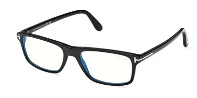 Tom Ford Ft6119-b 001 Blue-light Block Men's Glasses Black Size 53 - Free Lenses - Blue Light Block Available
