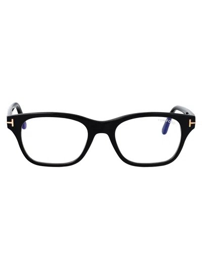 Tom Ford Ft6120-b Acetate Eyeglasses In Black