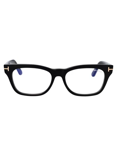 Tom Ford Ft6120-b Black Acetate Eyeglasses