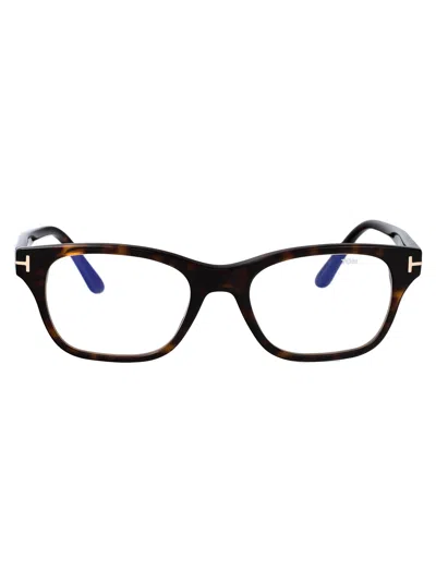 Tom Ford Avana Scura Acetate Glasses In Brown