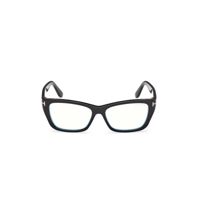 Tom Ford Ft6132-b Rectangular Eyeglasses In White