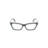 Tom Ford Ft6135-b Rectangular Acetate Eyeglasses In Black