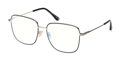Tom Ford Ft6136-b 001 Blue-light Block Women's Glasses Black Size 56 - Free Lenses - Blue Light Block Availab